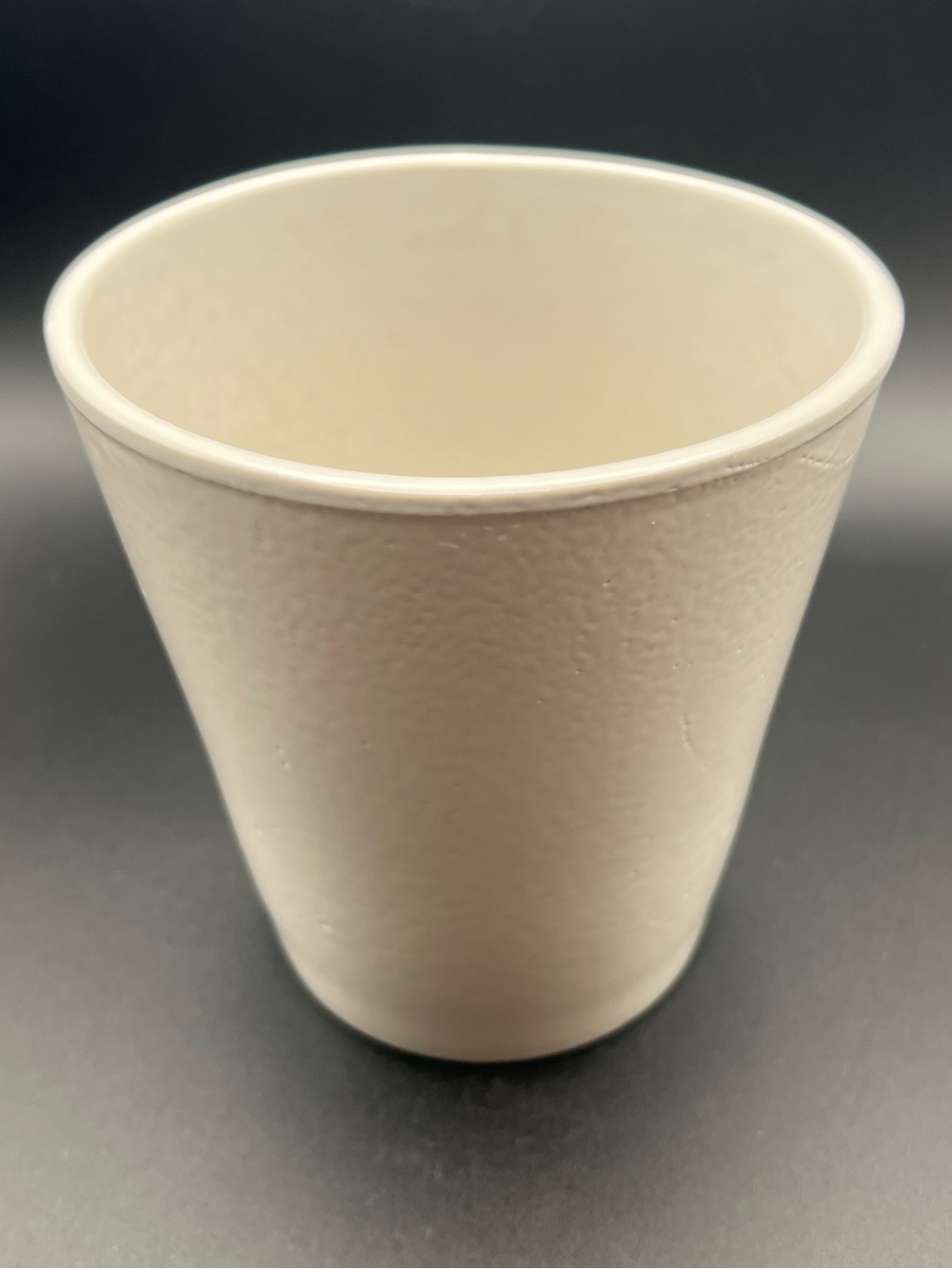 🇺🇸 Vintage Made in USA White Ceramic Planter Pot - Minimalist Studio Pottery